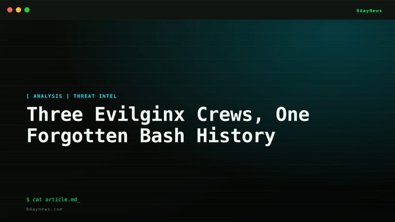 Three Evilginx Crews, One Forgotten Bash History