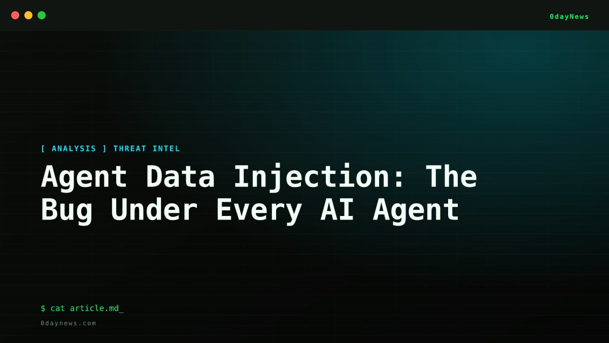 Agent Data Injection: The Bug Under Every AI Agent
