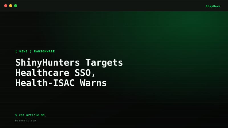 ShinyHunters Targets Healthcare SSO, Health-ISAC Warns
