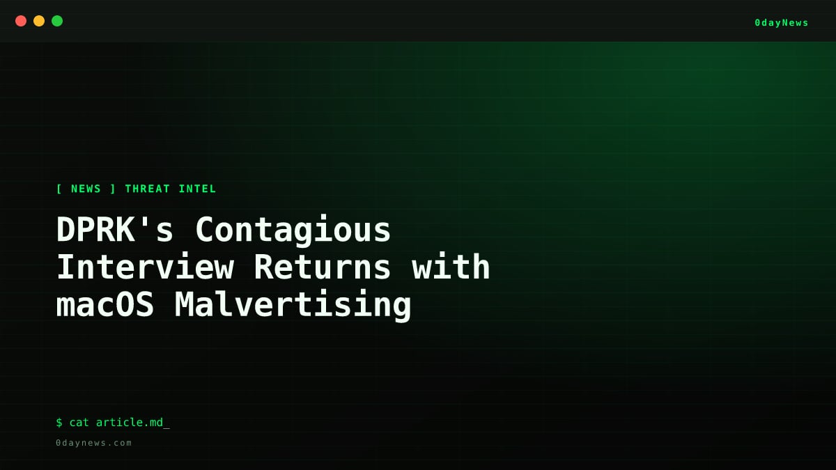 DPRK's Contagious Interview Returns with macOS Malvertising