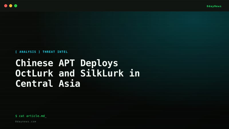 Chinese APT Deploys OctLurk and SilkLurk in Central Asia